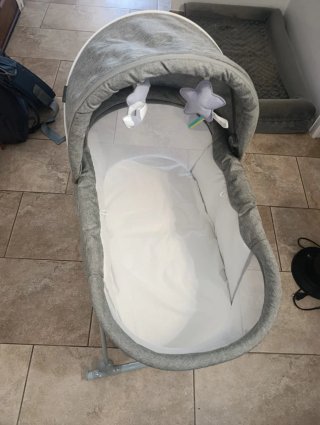 Cuna Kinderkraft Lovi Gris
