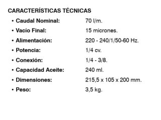 Bomba Vacío Doble Efecto SUPER STARS ST-2BM