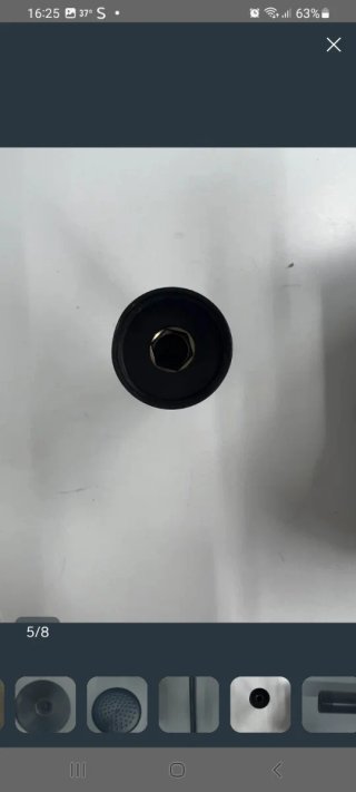 Alcachofa Ducha Negra con Tubo
