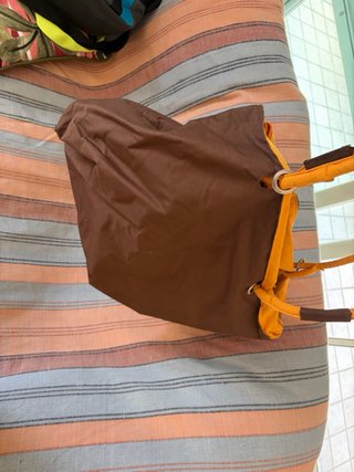 Borsa mare Byblos marrone e arancione