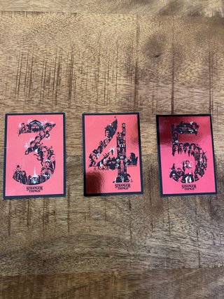 Lote Cartas Stranger Things 3, 4, 5