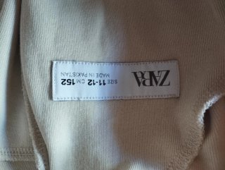 Pantalón corto Zara niño beige
