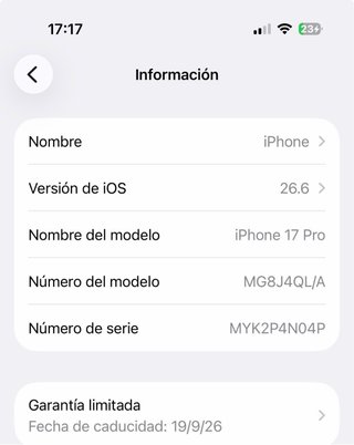 iPhone 17 Pro 256GB Azul Marino