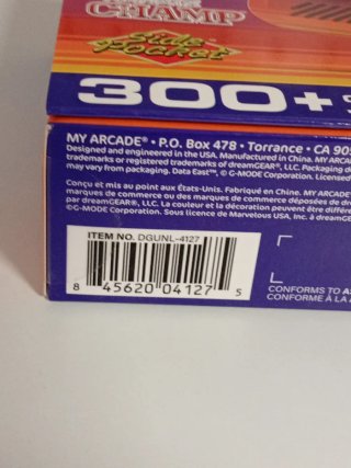 MY ARCADE Data East Pocket Player 300 juegos 41275