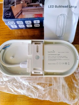 Plafoniera LETLIT 18W 1800 lumen con sensore