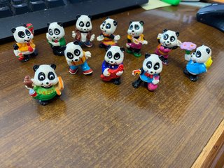 Lotto 11 Pezzi Panda Party Kinder 1994