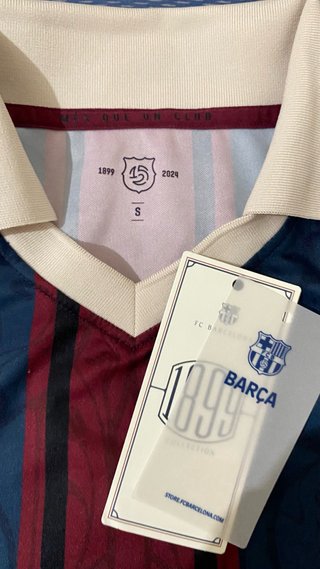 Camiseta Polo Barça Vintage Talla S