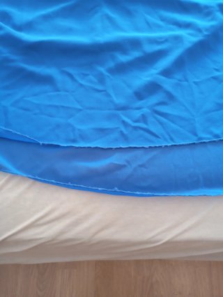 Vestido largo fiesta azul