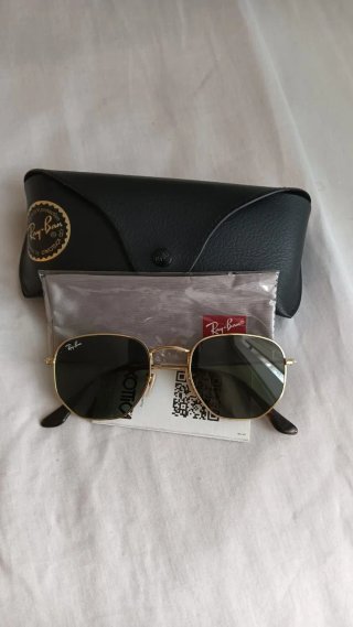 Gafas de Sol Ray-Ban Hexagonal RB3548N Doradas
