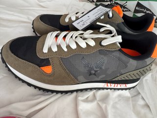Zapatillas AVIREX Talla 40 Verde Naranja