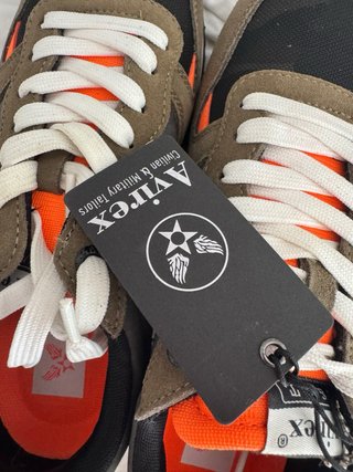 Zapatillas AVIREX Talla 40 Verde Naranja