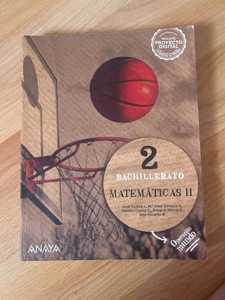 Matemáticas II. 2o de Bachillerato