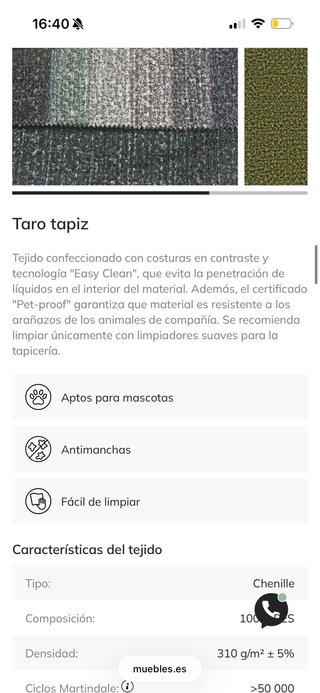 Sofá rinconera