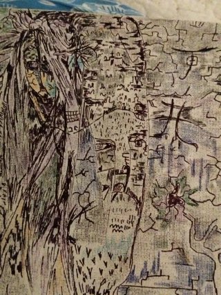 Cuadro abstracto papel