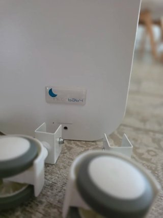 Cuna de madera haya blanca