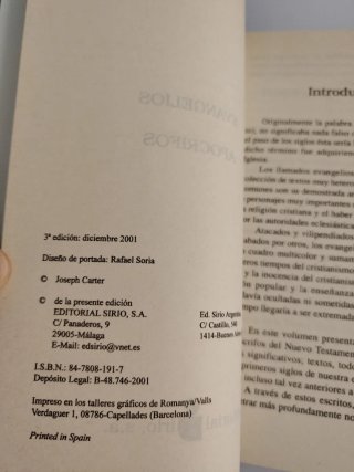 Evangelios apócrifos