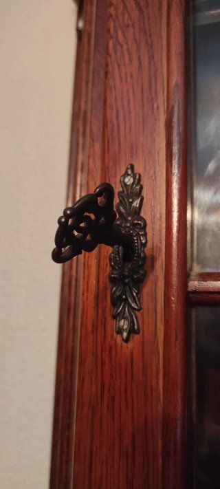 Vitrina Rústica Madera Maciza de Pared