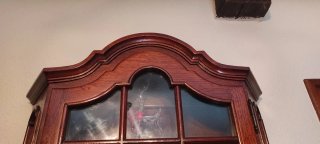 Vitrina Rústica Madera Maciza de Pared
