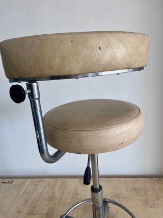 Taburete Médico Vintage Regulable