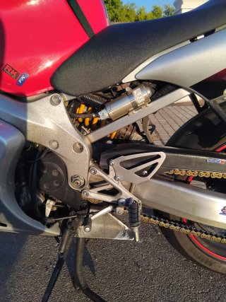 Honda CBR 600f Roja y Plata