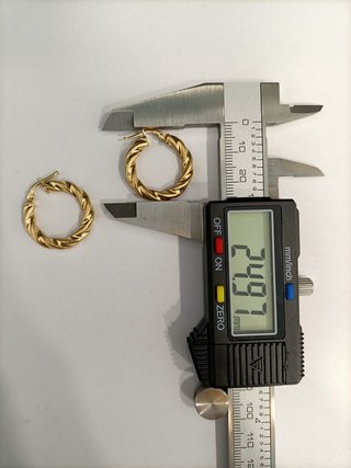 Pendientes Aro Oro 18K- 3,60gr