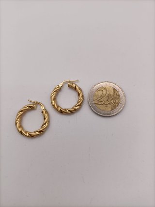 Pendientes Aro Oro 18K- 3,60gr