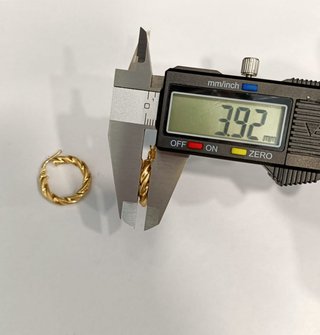 Pendientes Aro Oro 18K- 3,60gr