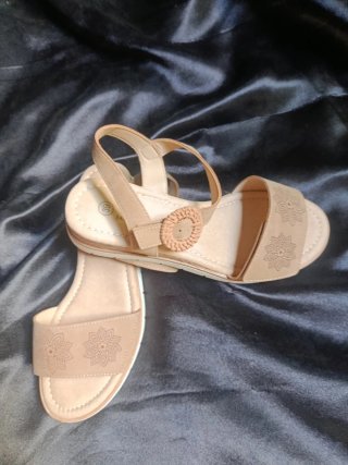 Sandalias UP Fashion Beige Talla 39