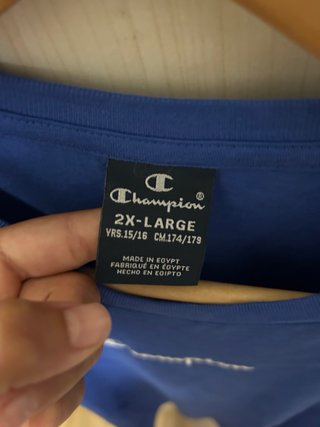 Camiseta Champion Azul Talla XL