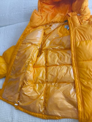 Anorak Columbia talla  M color amarillo fuerte