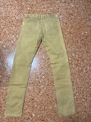 Pantalones Springfield pitillo marrones talla 32