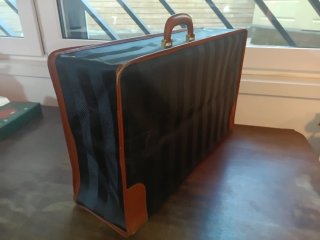 Fendi sas valigia borsa viaggio vintage Italy