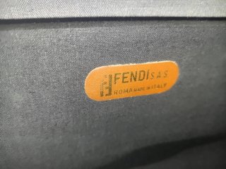 Fendi sas valigia borsa viaggio vintage Italy