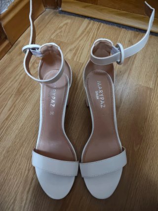 Zapatos Mary Paz Blanco Talla 38