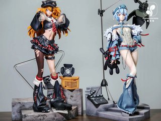 Figura Asuka x Rei Evangelion Meng Ya Xiang Studio