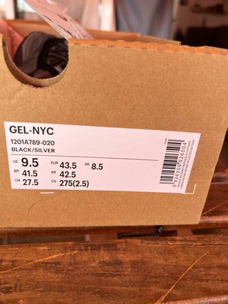 Asics Gel NYC Negro/Plata
