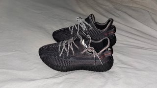Adidas Yeezy 350 V2 Negras Rojas Originales