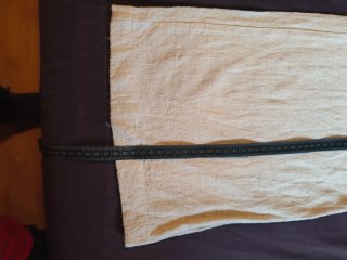 Mono beige/blanco talla única