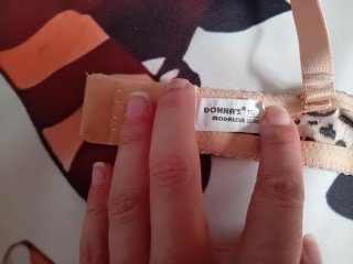 Reggiseno beige maculato tg 5 italiana+estensore