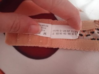Reggiseno beige maculato tg 5 italiana+estensore