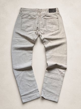 Vaqueros Massimo Dutti crema Talla M