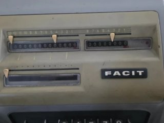 Calculadora Mecánica Facit Vintage