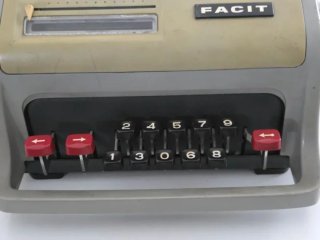 Calculadora Mecánica Facit Vintage