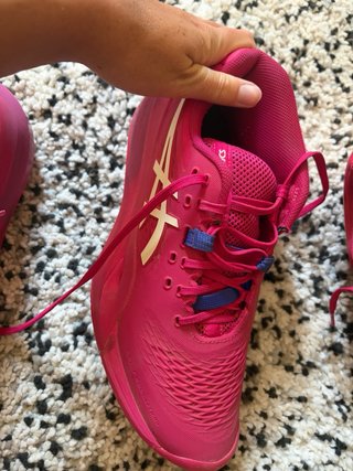 Zapatos ASICS Tenis Rosa y Azul