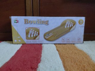 Juego de mesa de Bolos de Madera
