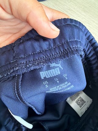 Pantalón chándal Puma Talla S Azul