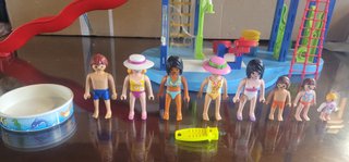 Playmobil Piscina y Tobogán