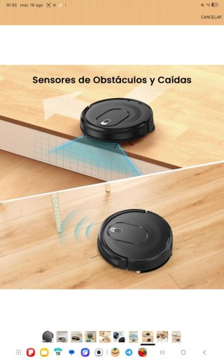 Robot Aspirador FregasuelosCleanova W7 nuevo