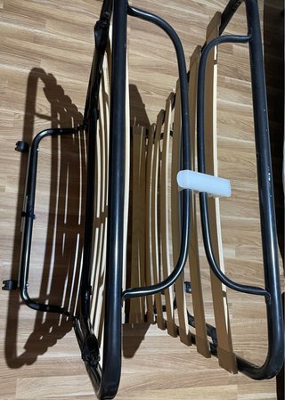 Somier Plegable Metal y Madera