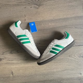 Adidas Samba OG Blancas y Verdes Talla 39